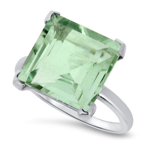 Green Amethyst Ring