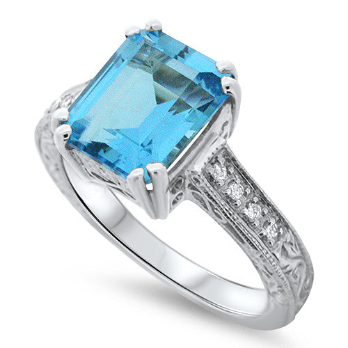 Blue Topaz Ring