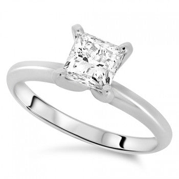 Princess Cut Solitaire Diamond Ring