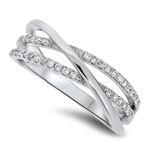 Gracefully Held Diamond Ring