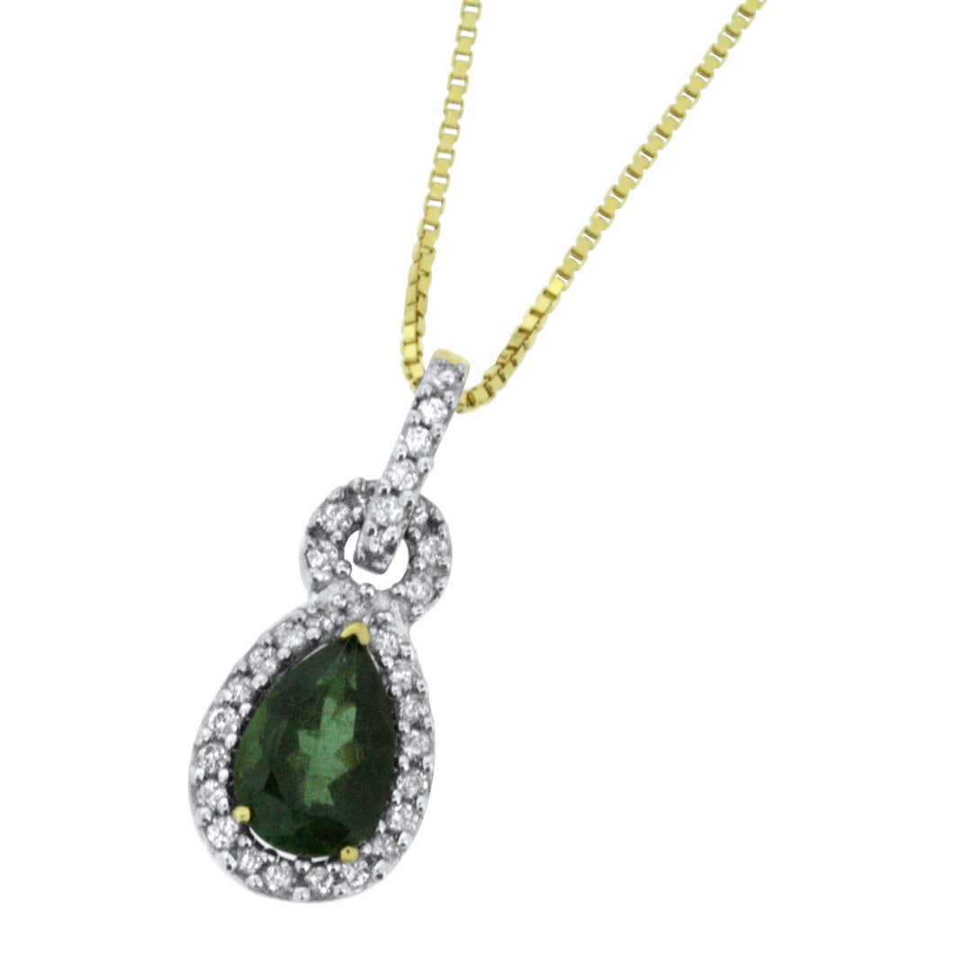 Green Tourmaline Pendant