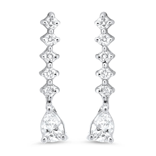 Diamond Dangle Earrings