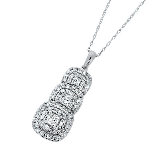 Tiered Diamond Pendant