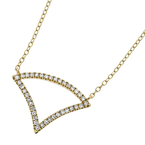 Geometric Diamond Pendant