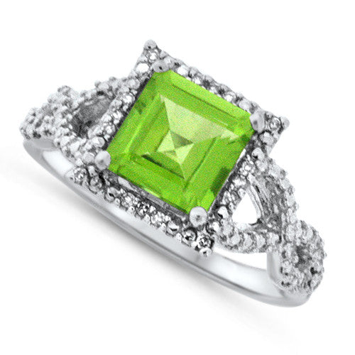 Flair Peridot Ring