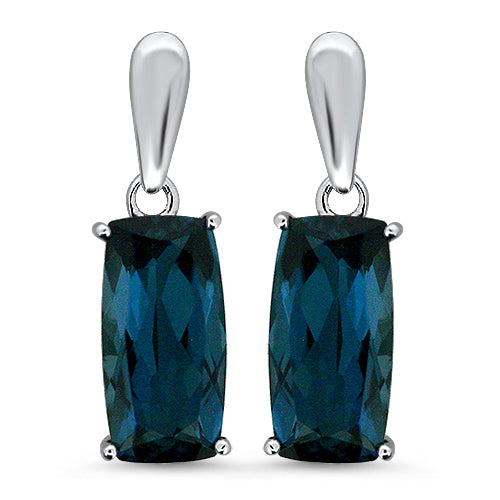 Blue Topaz Earrings