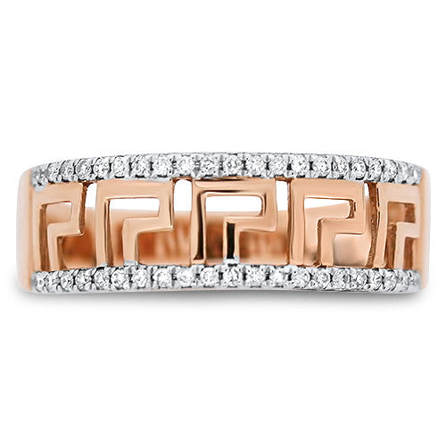 Geometric Rose Gold Ring