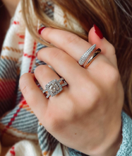 Load image into Gallery viewer, Rose Gold Diamond Wrap Around Ring
