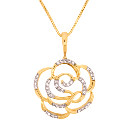 Rose Gold Diamond pendant