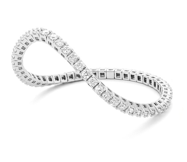 6ct Total Weight Diamond Stretch Bracelet