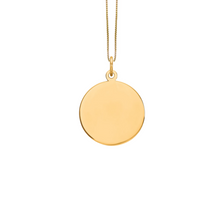 Load image into Gallery viewer, Engravable Disc Pendant (Small)
