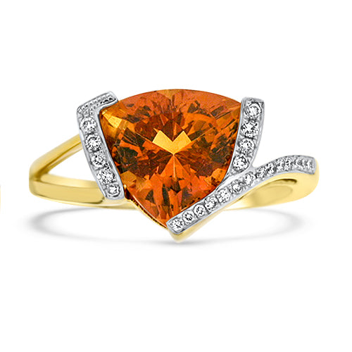 2.99ct Center Graceful Citrine Ring