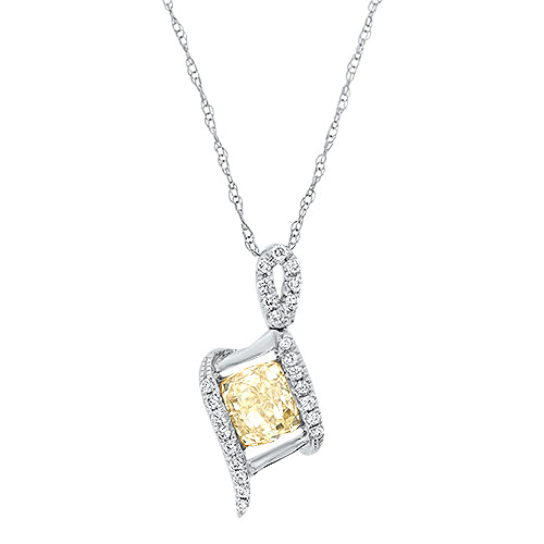 Yellow Diamond Pendant