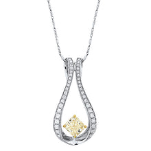 Load image into Gallery viewer, Yellow Diamond Pendant
