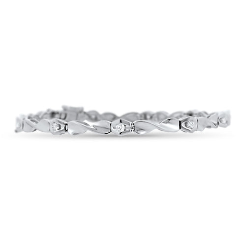 White Gold Diamond Bracelet