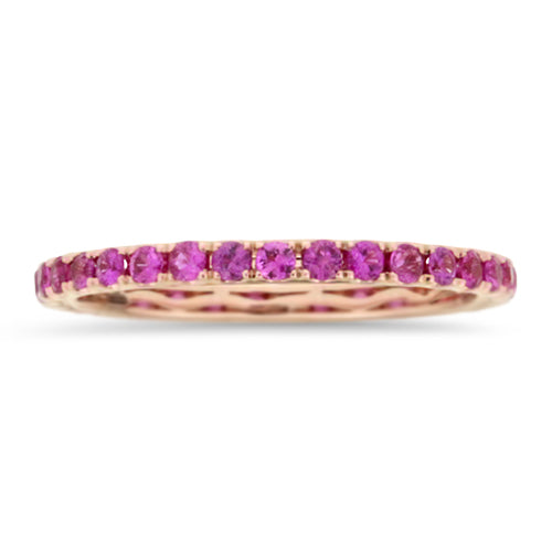 Pink Sapphire Band
