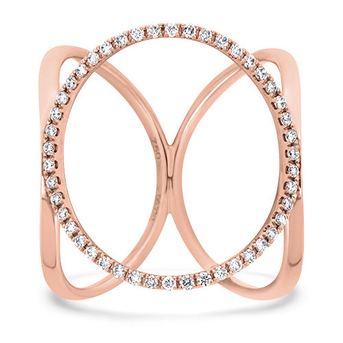 Rose Gold Diamond Fashion Ring