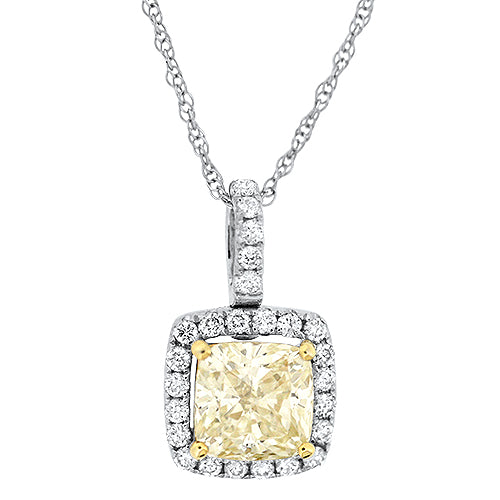 Yellow Diamond Pendant